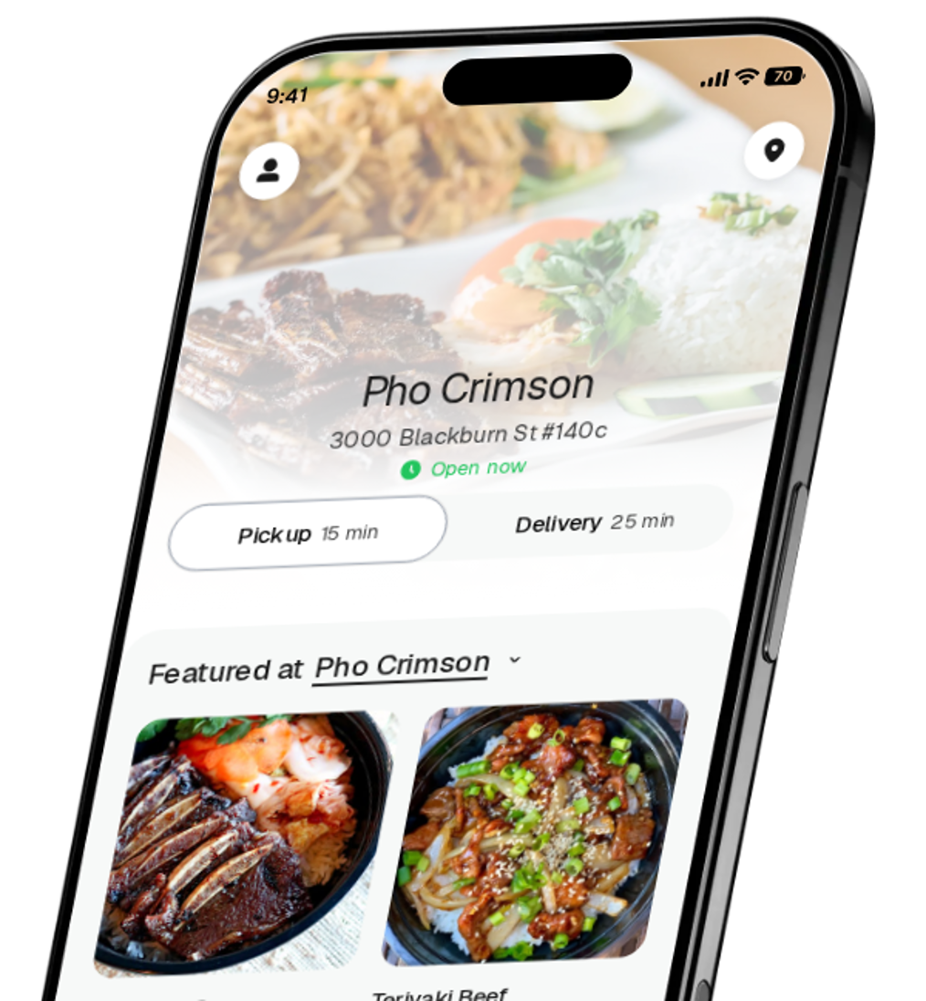 Pho Crimson app preview