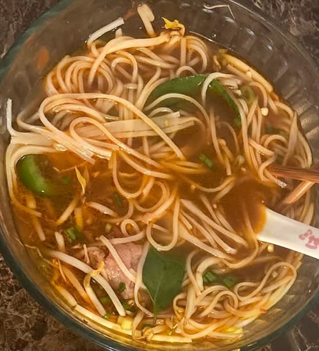Pho Rare Beef.